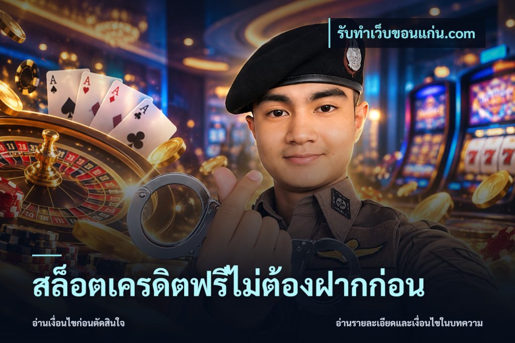 สล็อตเครดิตฟรีไม่ต้องฝากก่อน