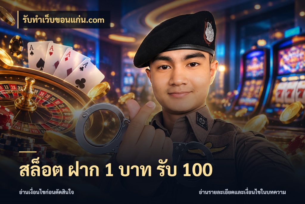สล็อต ฝาก 1 บาท รับ 100 จับประเด็นยอดรับก่อนเลือกความสนุก สไตล์ รับทําเว็บขอนแก่น.com