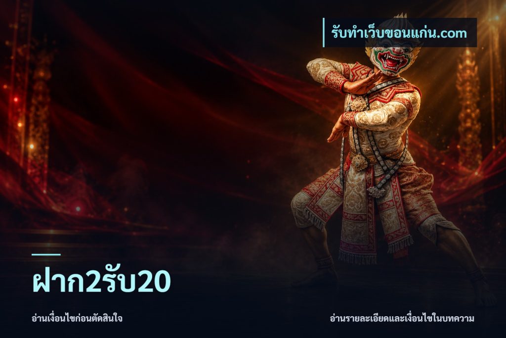 ฝาก2รับ20