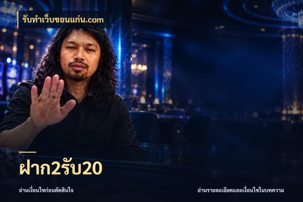 ฝาก2รับ20 สนุกกับตัวเลือกโปรในสไตล์ของคุณ สไตล์ รับทําเว็บขอนแก่น.com