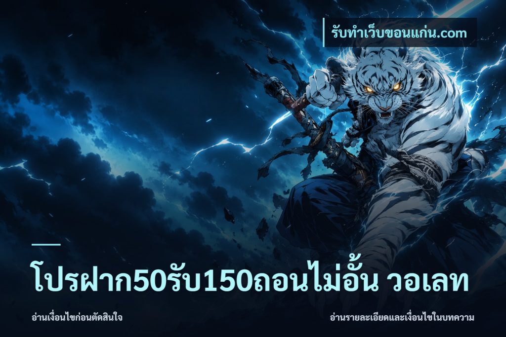 โปรฝาก50รับ150ถอนไม่อั้น วอเลท