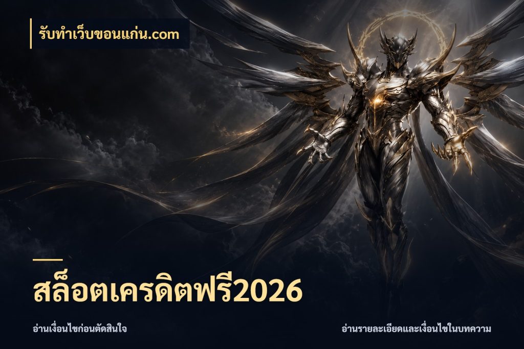 สล็อตเครดิตฟรี2026 เครดิตแต่ละรูปแบบมีมุมไหนให้ดู สไตล์ รับทําเว็บขอนแก่น.com