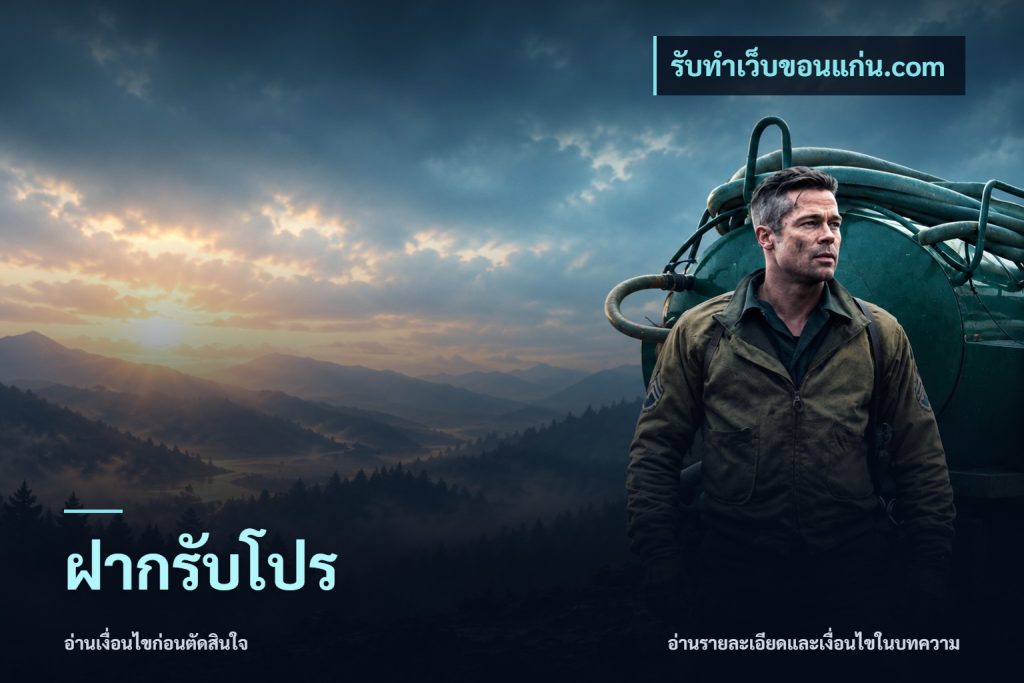 ฝากรับโปร
