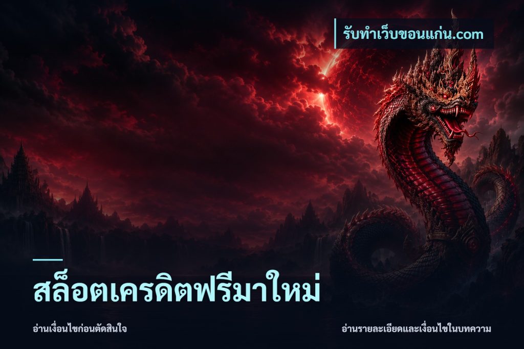 สล็อตเครดิตฟรีมาใหม่