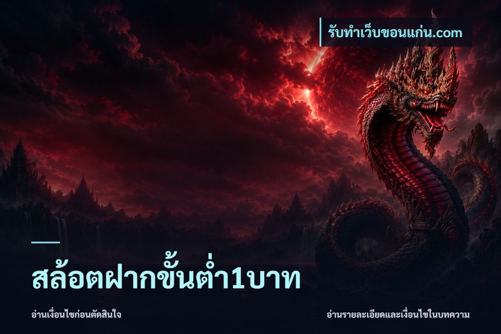สล้อตฝากขั้นต่ำ1บาท