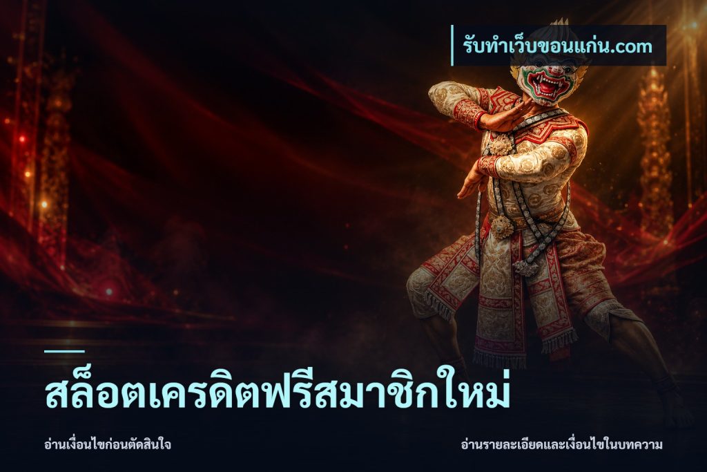 สล็อตเครดิตฟรีสมาชิกใหม่