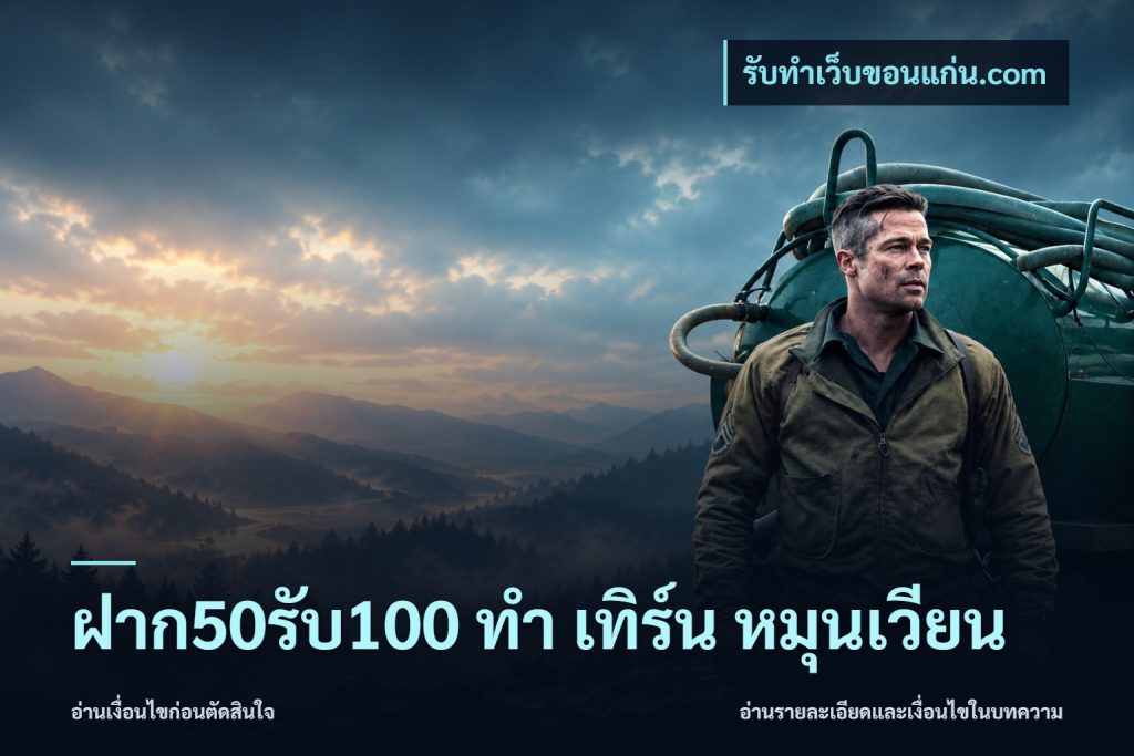 ฝาก50รับ100 ทํา เทิร์น หมุนเวียน
