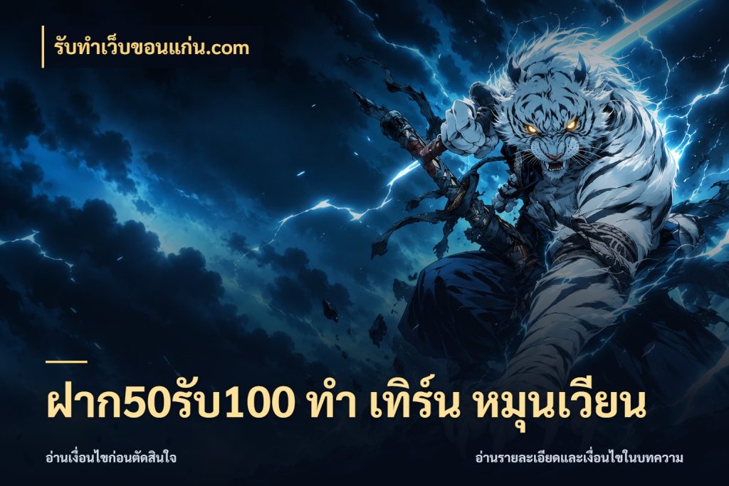 ฝาก50รับ100 ทํา เทิร์น หมุนเวียน รับทําเว็บขอนแก่น.com จุดเด่นของเครดิตที่คนชอบเกมอยากรู้