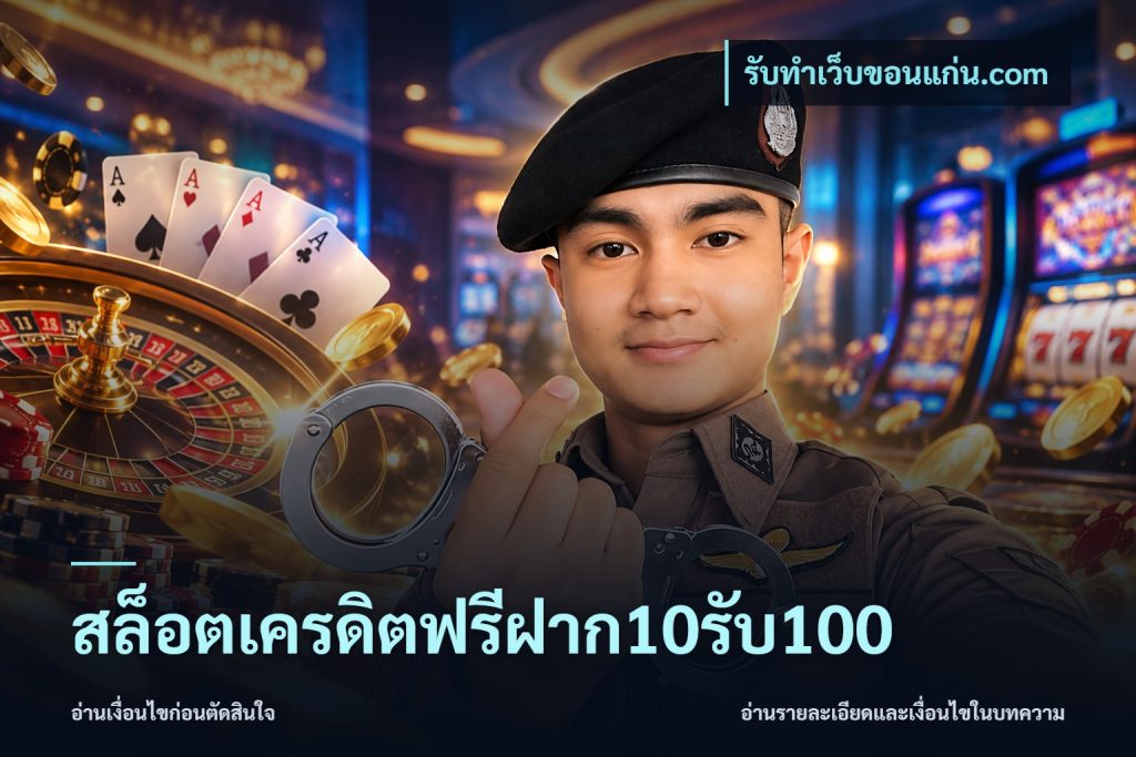 สล็อตเครดิตฟรีฝาก10รับ100