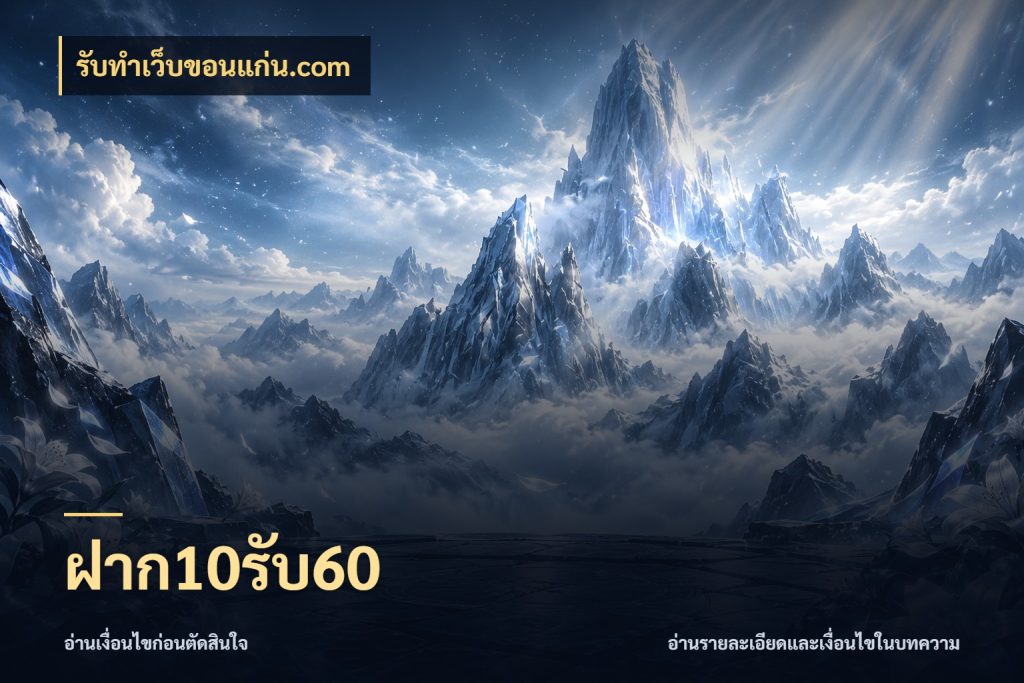 ฝาก10รับ60 โปรยอดรับที่สายเกมสนใจ สไตล์ รับทําเว็บขอนแก่น.com